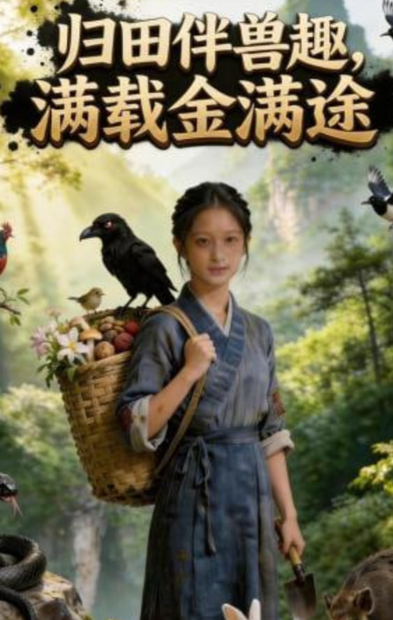 归田伴兽趣，满载金满途